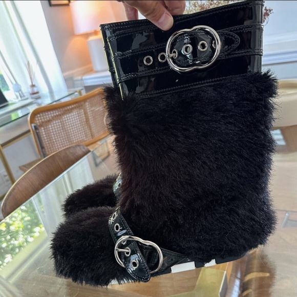 Miu Miu Faux Fur Snowboots - Picture 3 of 8